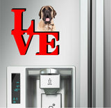 Mastiff Love Park Cute Dog Fridge Refrigerator Car Magnet