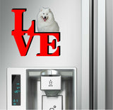 Samoyed Cute Dog Fridge Refrigerator Car Magnet