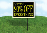 UP TO 90% OFF EVERYTHING BLACK YELLOW Yard Sign Road with Stand LAWN SIGN