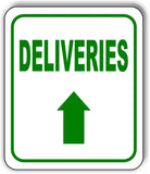 DELIVERIES DIRECTIONAL GREEN 8 Arrow Variations Metal Aluminum composite sign