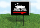 ELECTRIC VEHICLE CHARGING Yard Sign Road with Stand LAWN SIGN Single sided