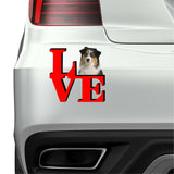 Australian Shepard Love Park Cute Dog Fridge Refrigerator Car Magnet