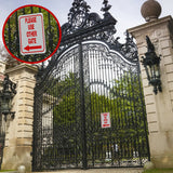 Please use other gate Left Arrow Aluminum Composite Sign
