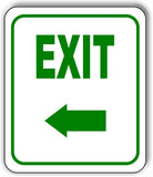 EXIT DIRECTIONAL GREEN 8 Arrow Variations Metal Aluminum composite sign