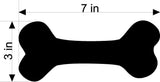 Dog on Board Spinone Italiano Bone Car Magnet Bumper Sticker 3"x7"