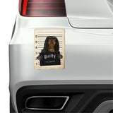 English Toy Spaniel Mugshot Bad Dog Fridge refrigerator Car Magnet
