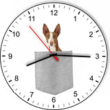 Ibizan Hound In Your Pocket Puppy Dog kitchen living room Wall Clock