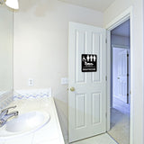 funny bathroom sign 8 1/2 X 10 RESTROOM SIGN Aluminum NEW An alien men women