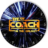 Best Coach in the Star Galaxy Wars Space Kitchen Living room Wall Clock