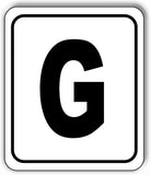 G football field  Distance Marker Running Race 5k Aluminum composite sign