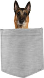 Belgian Malinoi Dog in pocket Fridge Car Magnet Bumper Sticker App size 4"x7"