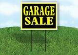 GARAGE SALE YELLOW Yard Sign with Stand LAWN SIGN