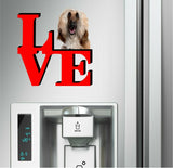 Afghan Hound Love Park Cute Dog Fridge Refrigerator Car Magnet