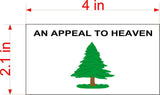 SET OF 3 An Appeal To Heaven American Flag Car MAGNET Magnetic Bumper Sticker