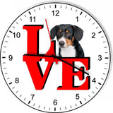 Wirehaired Vizsla Cute Puppy Dog kitchen living room Wall Clock