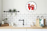 I Love Ham Love Park Funny Kitchen Living room Wall Clock