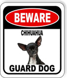 BEWARE CHIHUAHUA GUARD DOG Metal Aluminum Composite Sign