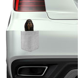 Gorden Setter Dog in pocket Fridge Car Magnet Bumper Sticker App size 4"x7"
