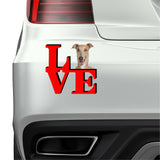 Greyhound Dog Love Park Dog Fridge Refrigerator Car Magnet