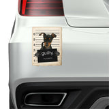 Miniature Pincher Mugshot Bad Dog Fridge refrigerator Car Magnet