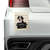 Greater Swiss Mountain Dog Mugshot Bad Dog Fridge refrigerator Car Magnet
