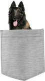 Belgian Tervuren Dog in pocket Fridge Car Magnet Bumper Sticker App size 4"x7"