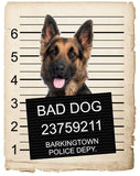 German Shepard Mugshot Bad Dog Fridge refrigerator Car Magnet