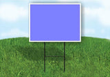 BLANK PURPLE SIGN Plastic Yard Sign ROAD SIGN with Stand