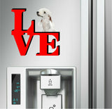 Bedlington Terrier Love Park Cute Dog Fridge Refrigerator Car Magnet