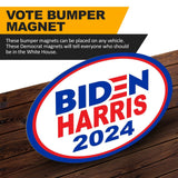 Joe Biden Harris car magnet President 2024 Magnetic Bumper Sticker 5.5"x3.5
