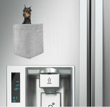 Doberman Pinscher Dog in pocket Fridge Car Magnet Bumper Sticker App size 4"x7"