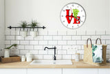 I Love Fried Chicken Love Park Funny Kitchen Living room Wall Clock