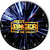 Best Singer in the Star Galaxy Space Kitchen Living room Wall Clock