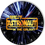 Best Astronaut in the Star Galaxy Wars Space Kitchen Living room Wall Clock