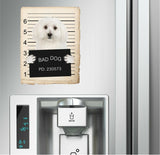 Bichon Frise Mugshot Bad Dog Fridge refrigerator Car Magnet