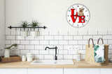 Berger Picard Park Cute Puppy Dog kitchen living room Wall Clock