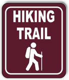 Hiking Trail Camping Outdoor Safety Metal Aluminum Composite Sign