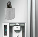 English Cocker Spaniel in pocket Fridge Car Magnet Bumper Sticker App size 4"x7"