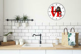 Black and Tan Coonhound Park Cute Puppy Dog kitchen living room Wall Clock