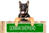 BELGIAN TERVUREN LANE 24"x6 ALUM COMPOSITE SIGN