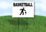 BASKETBALL Yard Sign with Stand LAWN SIGN