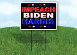 IMPEACH HARRIS BIDEN  STARS Yard Sign with Stand LAWN SIGN