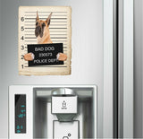 Great Dane Mugshot Bad Dog Fridge refrigerator Car Magnet