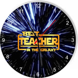Best Teacher in the Star Galaxy Space Kitchen Living room Wall Clock