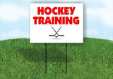 Hockey TRAINING Plastic Yard Sign ROAD SIGN with Stand
