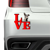 Australian Cattle Doq Love Park Cute Dog Fridge Refrigerator Car Magnet