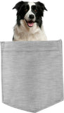 Border Collie in pocket Fridge Car Magnet Bumper Sticker App size 4"x7"