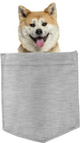 Akita Dog in pocket Fridge Car Magnet Bumper Sticker App size 4"x7"
