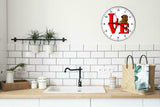 Dogues De Bordeaux Cute Puppy Dog kitchen living room Wall Clock
