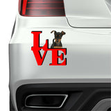 Miniature Pincher Love Park Cute Dog Fridge Refrigerator Car Magnet